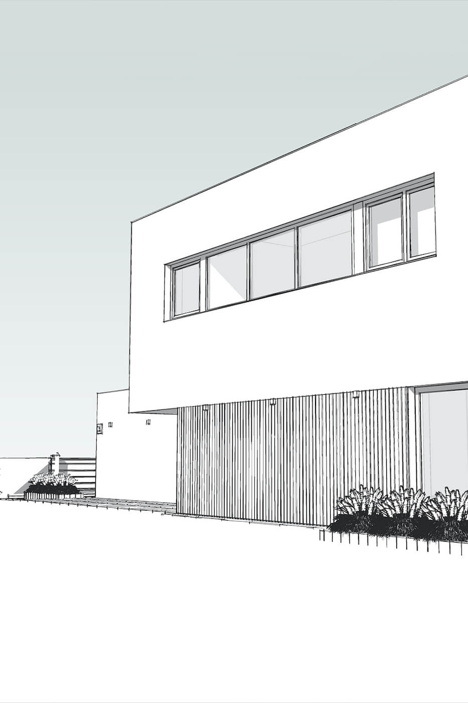 Realizacja krok po kroku projektu domu przez architekta - etap 1 szkic