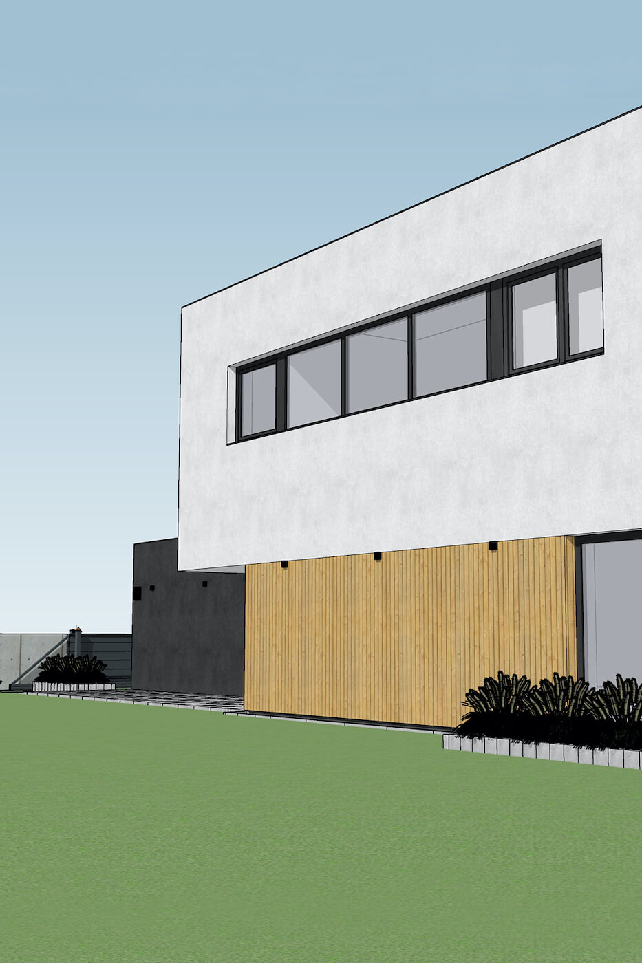 Realizacja krok po kroku projektu domu przez architekta - etap 2 model
